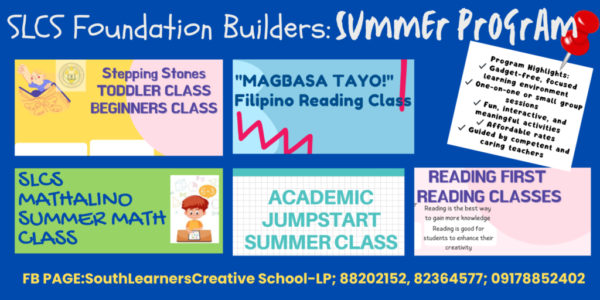 South Learners Creative School SLCS Foundation Builders Summer Program